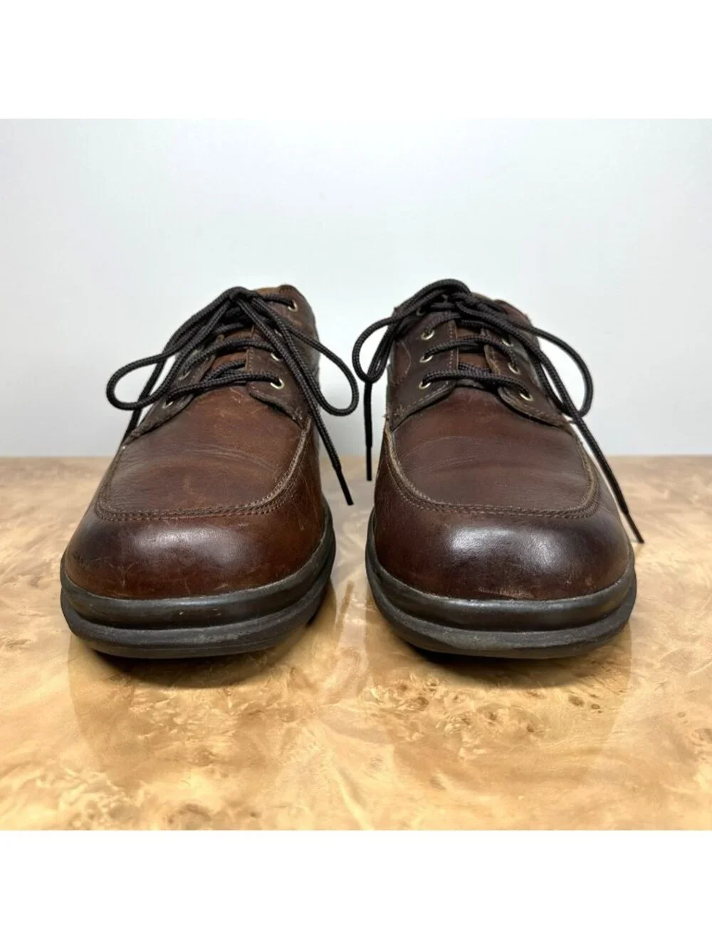 Red Wing 668 Mens 10 EE Brown Leather Moc Toe Oxford Comfort Work Shoes